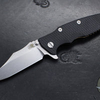 Hinderer Eklipse 3.5"- Bowie Edge- Stonewash Bronze Finished Ti And Various G-10 Handles- Stonewash S45VN Blade