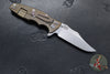 Hinderer Eklipse 3.5"- Bowie Edge- Stonewash Bronze Finished Ti And Various G-10 Handles- Stonewash S45VN Blade