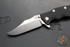 Hinderer Eklipse 3.5"- Bowie Edge- Stonewash Bronze Finished Ti And Black G-10 Handle- Stonewash S45VN Blade