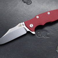 Hinderer Eklipse 3.5"- Bowie Edge- Stonewash Bronze Finished Ti And Various G-10 Handles- Stonewash S45VN Blade