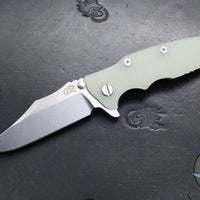 Hinderer Eklipse 3.5"- Bowie Edge- Stonewash Bronze Finished Ti And Various G-10 Handles- Stonewash S45VN Blade