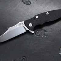 Hinderer Eklipse 3.5"- Bowie Edge- Stonewash Finished Ti And Various G-10 Handles- Stonewash S45VN Blade