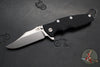 Hinderer Eklipse 3.5"- Bowie Edge- Stonewash Finished Ti And Black G-10 Handle- Stonewash S45VN Blade