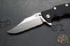 Hinderer Eklipse 3.5"- Bowie Edge- Stonewash Finished Ti And Black G-10 Handle- Stonewash S45VN Blade