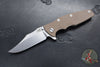 Hinderer Eklipse 3.5"- Bowie Edge- Stonewash Finished Ti And Various G-10 Handles- Stonewash S45VN Blade