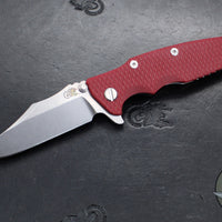 Hinderer Eklipse 3.5"- Bowie Edge- Stonewash Finished Ti And Various G-10 Handles- Stonewash S45VN Blade