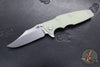 Hinderer Eklipse 3.5"- Bowie Edge- Stonewash Finished Ti And Various G-10 Handles- Stonewash S45VN Blade