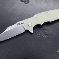 Hinderer Eklipse 3.5"- Bowie Edge- Stonewash Finished Ti And Various G-10 Handles- Stonewash S45VN Blade