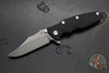 Hinderer Eklipse 3.5"- Bowie Edge- Working Finish Ti And Black G-10 Handle- Working Finish S45VN Blade