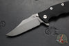 Hinderer Eklipse 3.5"- Bowie Edge- Working Finish Ti And Black G-10 Handle- Working Finish S45VN Blade