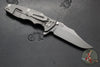 Hinderer Eklipse 3.5"- Bowie Edge- Working Finish Ti And Black G-10 Handle- Working Finish S45VN Blade