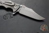 Hinderer Eklipse 3.5"- Bowie Edge- Working Finish Ti And Black G-10 Handle- Working Finish S45VN Blade