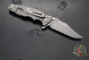 Hinderer Eklipse 3.5"- Bowie Edge- Working Finish Ti And FDE G-10 Handle- Working Finish S45VN Blade