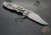 Hinderer Eklipse 3.5"- Bowie Edge- Working Finish Ti And OD Green G-10 Handle- Working Finish S45VN Blade