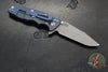 Hinderer Eklipse 3.5"- Harpoon Spanto- Battle Blue Finished Titanium And Various G-10 Scales- Working Finish S45VN Steel Blade