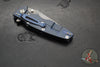 Hinderer Eklipse 3.5"- Harpoon Spanto- Battle Blue Finished Titanium And Black G-10- Working Finish S45VN Steel Blade