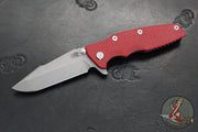 Hinderer Eklipse 3.5"- Harpoon Spanto- Battle Blue Finished Titanium And Various G-10 Scales- Working Finish S45VN Steel Blade