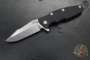 Hinderer Eklipse 3.5"- Harpoon Spanto- Stonewash Blue Titanium And Various G-10 Scales- Stonewash S45VN Steel Blade