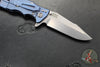 Hinderer Eklipse 3.5"- Harpoon Spanto- Stonewash Blue Titanium And Various G-10 Scales- Stonewash S45VN Steel Blade