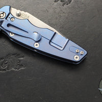 Hinderer Eklipse 3.5"- Harpoon Spanto- Stonewash Blue Titanium And Various G-10 Scales- Stonewash S45VN Steel Blade