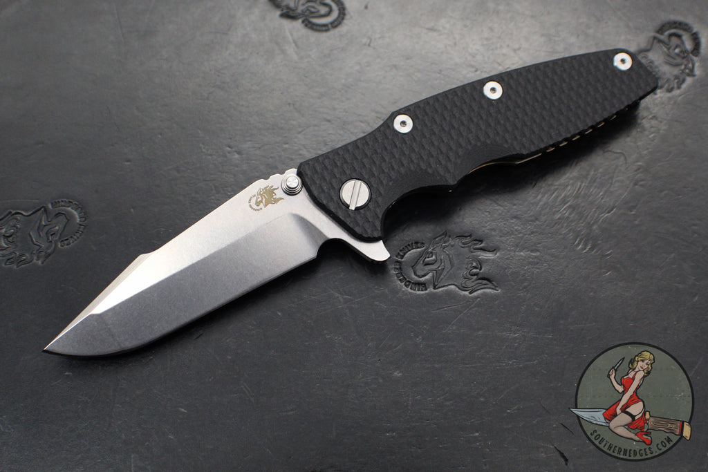 Hinderer Eklipse 3.5"- Harpoon Spanto- Stonewash Bronze Titanium And Various G-10 Scales- Stonewash S45VN Steel Blade