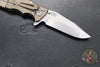 Hinderer Eklipse 3.5"- Harpoon Spanto- Stonewash Bronze Titanium And Various G-10 Scales- Stonewash S45VN Steel Blade