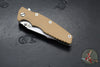 Hinderer Eklipse 3.5"- Harpoon Spanto- Stonewash Finished Titanium And Coyote G-10- Stonewash S45VN Steel Blade