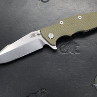 Hinderer Eklipse 3.5"- Harpoon Spanto- Stonewash Titanium And Various G-10 Scales- Stonewash S45VN Steel Blade