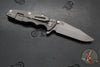Hinderer Eklipse 3.5"- Harpoon Spanto- Working Finish Titanium And Black G-10- Working Finish S45VN Steel Blade