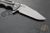 Hinderer Eklipse 3.5"- Harpoon Spanto- Working Finish Titanium And Translucent Green G-10- Working Finish S45VN Steel Blade