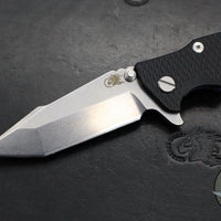 Hinderer Eklipse 3.5"- Harpoon Tanto- Battle Blue Titanium And Black G-10- Stonewash Finished S45VN Blade