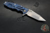 Hinderer Eklipse 3.5"- Harpoon Tanto- Battle Blue Titanium And Black G-10- Stonewash Finished S45VN Blade