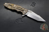 Hinderer Eklipse 3.5"- Harpoon Tanto- Stonewash Bronze Finished Titanium And FDE G-10- Stonewash Finished S45VN Blade