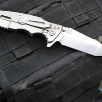 Hinderer Eklipse 3.5"- Harpoon Tanto- Stonewash Finished Titanium And FDE G-10- Stonewash Finished S45VN Blade