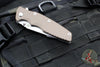 Hinderer Eklipse 3.5"- Harpoon Tanto- Stonewash Finished Titanium And FDE G-10- Stonewash Finished S45VN Blade