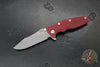 Hinderer Eklipse 3.5"- Skinny Slicer Edge- Hollow Grind- Battle Blue Titanium and Various G-10 Scales- Working Finish Magnacut Blade