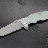 Hinderer Eklipse 3.5"- Skinny Slicer Edge- Hollow Grind- Battle Blue Titanium and Various G-10 Scales- Working Finish Magnacut Blade