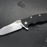 Hinderer Eklipse 3.5"- Skinny Slicer Edge- Hollow Grind- Stonewash Blue Titanium and Various G-10 Scales- Stonewash Magnacut Blade