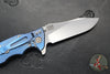 Hinderer Eklipse 3.5"- Skinny Slicer Edge- Hollow Grind- Stonewash Blue Titanium and Various G-10 Scales- Stonewash Magnacut Blade