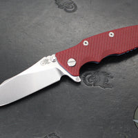 Hinderer Eklipse 3.5"- Skinny Slicer Edge- Hollow Grind- Stonewash Blue Titanium and Various G-10 Scales- Stonewash Magnacut Blade