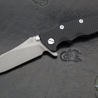 Hinderer Eklipse 3.5"- Slicer Edge- Hollow Grind- Battle Bronze Titanium and Various G-10 Scales- Working Finish S45VN Blade