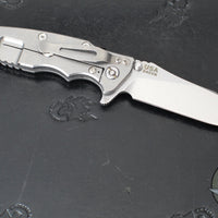 Hinderer Eklipse 3.5"- Slicer Edge- Hollow Grind- Stonewash Titanium and Various G-10 Scales- Stonewashed S45VN Blade