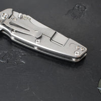 Hinderer Eklipse 3.5"- Slicer Edge- Hollow Grind- Stonewash Titanium and Various G-10 Scales- Stonewashed S45VN Blade