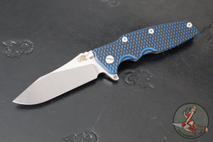 Hinderer Eklipse 3.5"- Slicer Edge- Hollow Grind- Stonewash Titanium and Various G-10 Scales- Stonewashed S45VN Blade