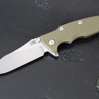 Hinderer Eklipse 3.5"- Slicer Edge- Hollow Grind- Stonewash Titanium and Various G-10 Scales- Stonewashed S45VN Blade