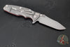 Hinderer Eklipse 3.5"- Slicer Edge- Hollow Grind- Working Finish Titanium and Various G-10 Scales- Working Finish S45VN Blade