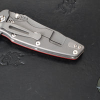 Hinderer Eklipse 3.5"- Slicer Edge- Hollow Grind- Working Finish Titanium and Various G-10 Scales- Working Finish S45VN Blade