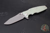 Hinderer Eklipse 3.5"- Slicer Edge- Hollow Grind- Working Finish Titanium and Various G-10 Scales- Working Finish S45VN Blade