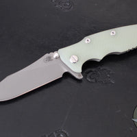 Hinderer Eklipse 3.5"- Slicer Edge- Hollow Grind- Working Finish Titanium and Various G-10 Scales- Working Finish S45VN Blade