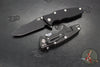 Hinderer Eklipse 3.5"- Slicer Edge- Hollow Grind- Battle Black Titanium and Various G-10 Scales- Battle Black S45VN Blade